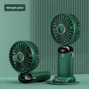 N15 Handheld USB Rechargeable Folding Fan with Display