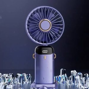 N15 Handheld USB Rechargeable Folding Fan with Display
