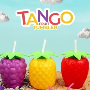 Fruit-Shaped Tumblers with Straw & Lid – Fun Drink Cups