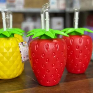 Fruit-Shaped Tumblers with Straw & Lid – Fun Drink Cups