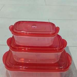 Pack of 3 Food Storage Containers – Freshness Lock