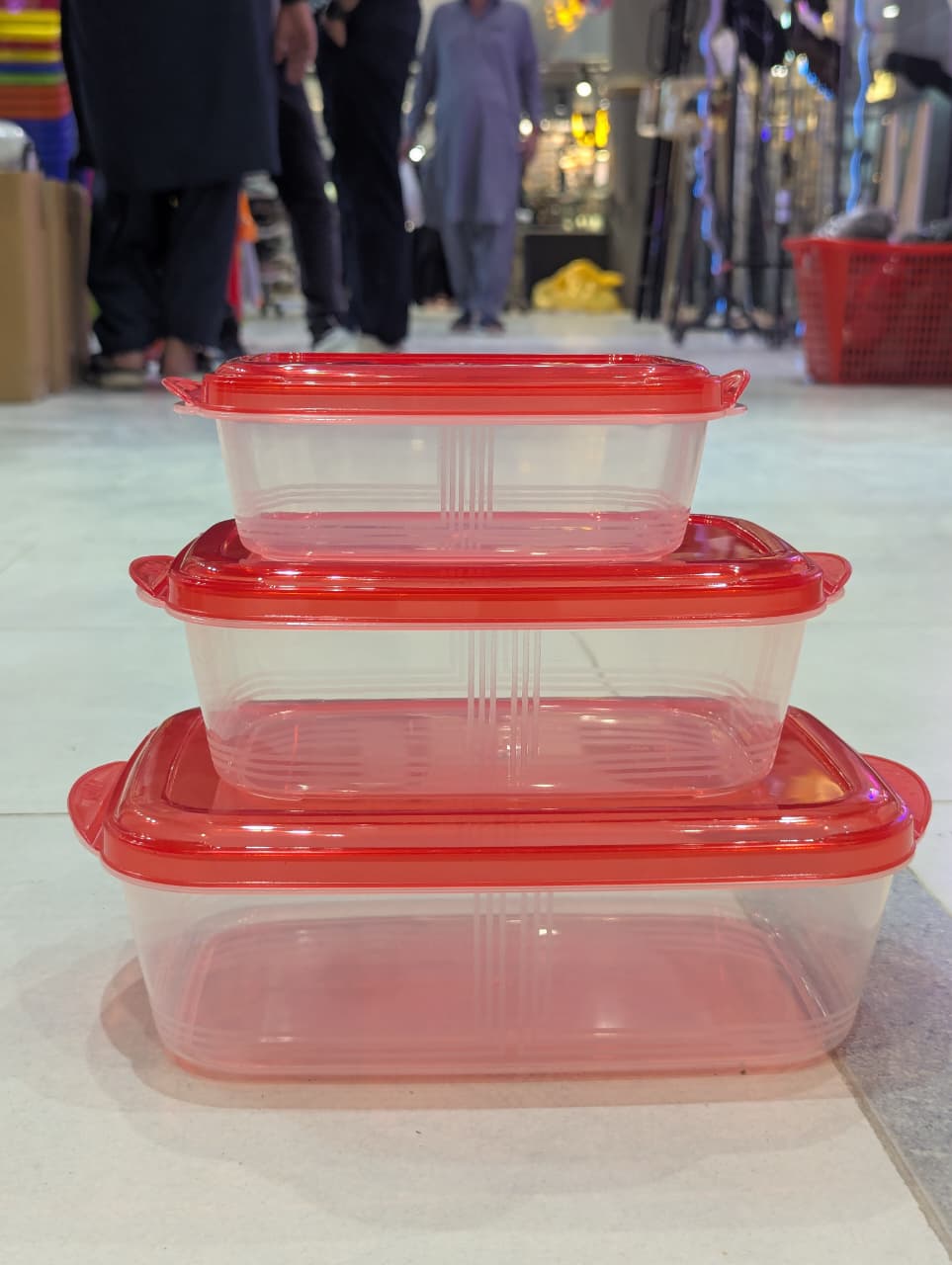 Pack of 3 Food Storage Containers – Freshness Lock