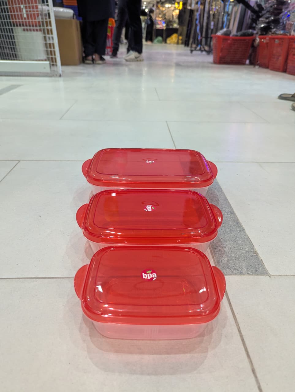 Pack of 3 Food Storage Containers – Freshness Lock - Image 2