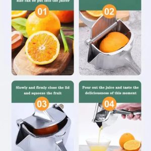 Manual Fruit Press Juicer – Easy Fresh Juice Extraction
