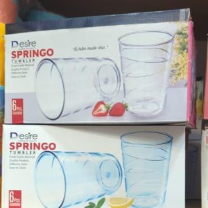 Acrylic Drinking Glass Set – Pack of 6 Stylish Glass