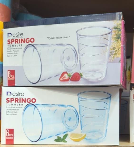 Acrylic Drinking Glass Set – Pack of 6 Stylish Glass - Image 3