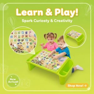 Imperial Kids Study Desk – Portable Plastic Table