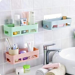 Wall Mounted Bathroom & Kitchen Storage Rack