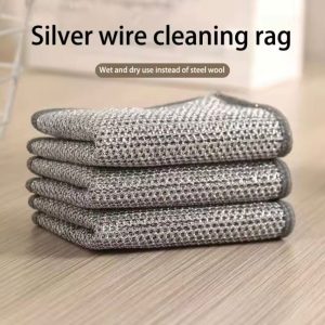Steel Wire Dishcloths – 10PCS Kitchen Cleaning