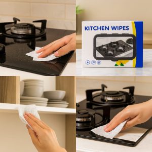 Kitchen Cleaning Wipes – Pack of 40 Disposable