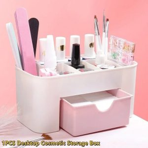 Desktop Cosmetic Storage Box Organizer