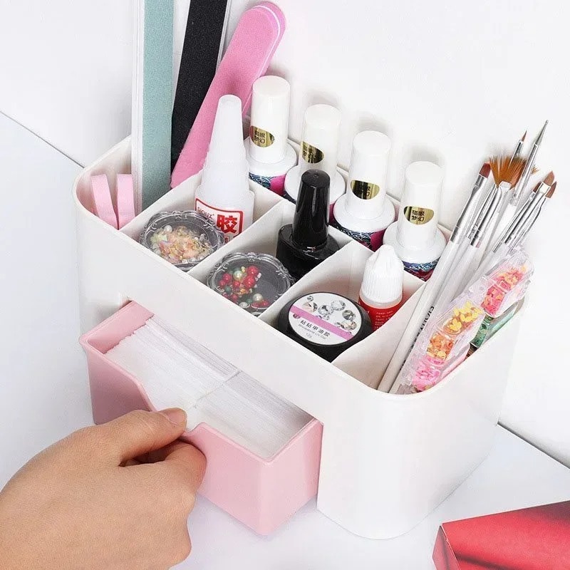 Desktop Cosmetic Storage Box Organizer - Image 2
