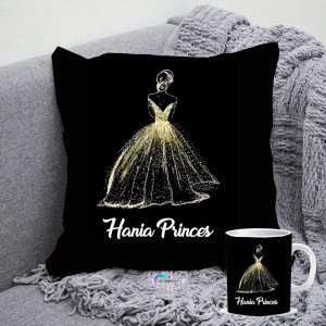 Pack of 2 Gift Set – Custom Pillow & China Mug