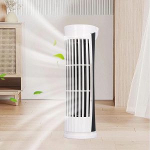 USB Bladeless Desk Fan with LED Light