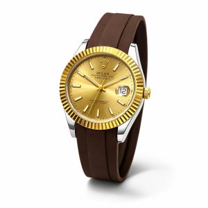 Luxury Silicone Strap Watch with Date