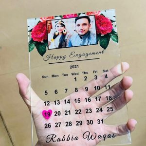 Customized Acrylic Plaque 6x8 UV Printed Frame