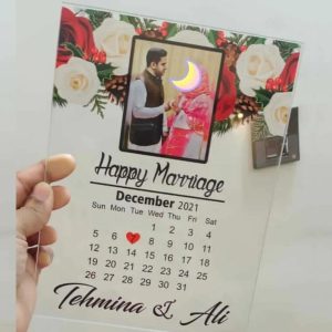 Customized Acrylic Plaque 6x8 UV Printed Frame