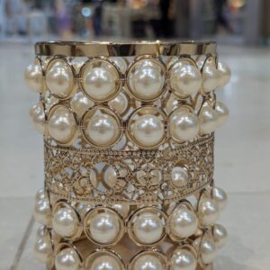 Crystal Makeup Brush Holder Round Cosmetic Organizer