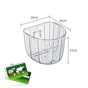 Wall Mounted Storage Basket Space Saving Organizer