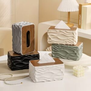 Elegant Tissue Box Cover Durable & Compact