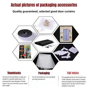 Magnetic Mosquito Door Curtain – Auto Closing Net