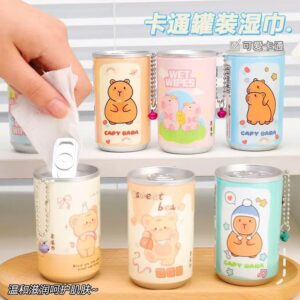 Mini Canned Wet Wipes 30pcs Portable Travel Pack
