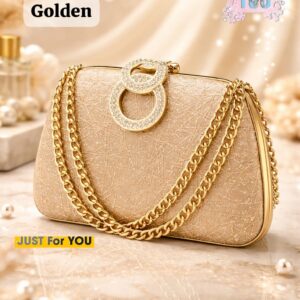 Bridal Clutch Double Chain Wedding Party Bag Women