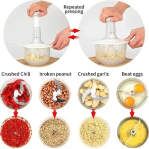 2L Push Down Chopper Manual Vegetable Cutter