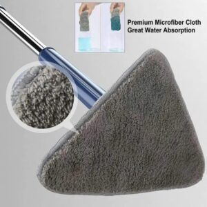 360 Rotatable Triangle Mop Adjustable Microfiber