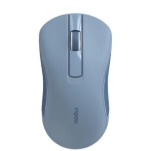 Rapoo B20 Silent Wireless Optical Mouse 2.4 GHz Wireless Connection 1200 DPI Sensor Silent Click – Blue