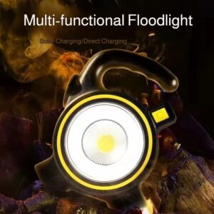 Solar Rechargeable Outdoor Flashlight Portable Light