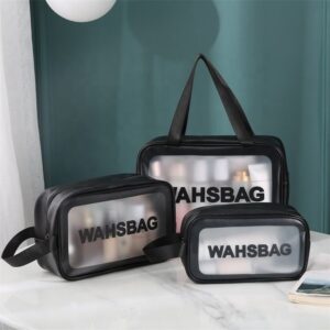 3PCS Waterproof Wash Bags Travel Storage Pouches