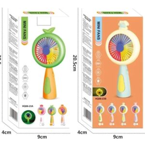 Mini Handheld Fan USB Rechargeable with Night Lamp
