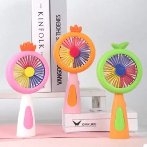 Mini Handheld Fan USB Rechargeable with Night Lamp