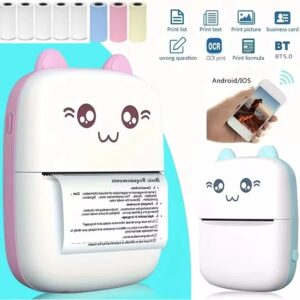 Mini Bluetooth Thermal Printer 58mm Pocket Printer