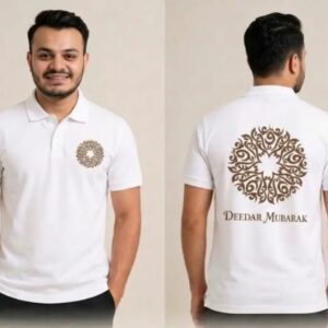 Customized Polo T-Shirt Front & Back Print