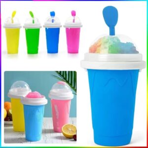 500ml Quick Freeze Smoothie Cup with Straw Spoon
