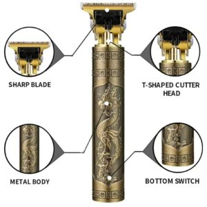 T9 Professional Hair Clipper Beard Trimmer Metal