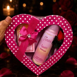 Heart Shape Gift Set Perfume Body Spray Combo