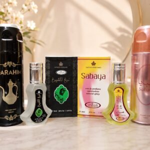 4PCS  Perfume & Body Spray Couple Gift Set