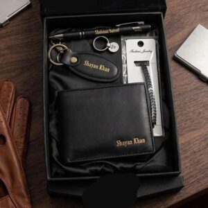 5PCS Premium Gift Set Wallet Keychain Pen Box