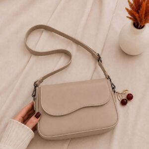 Cherry Keychain Stylish Shoulder Bag for Women