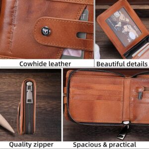Top Zipper Wallet with Card Holder & Coin Pouch