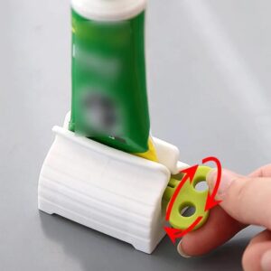 Toothpaste Tube Squeezer Rolling Holder Reusable