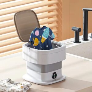 Foldable Washing Machine with Spin Dryer