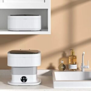Foldable Washing Machine with Spin Dryer
