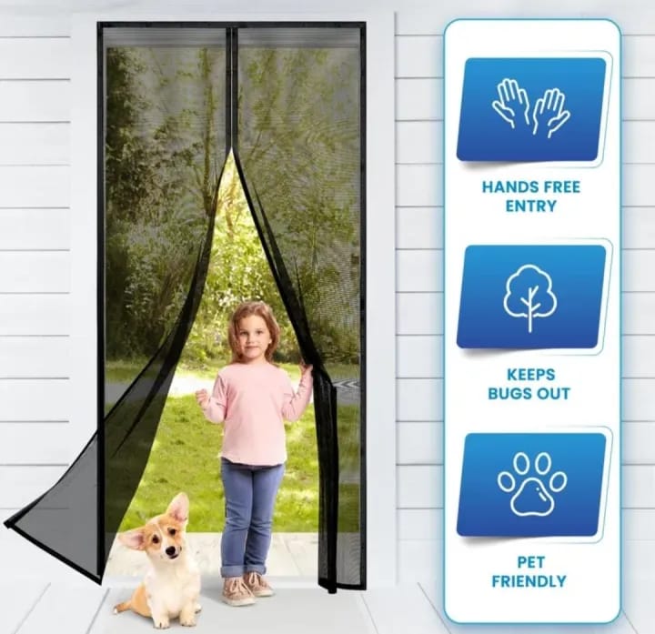 Magnetic Mosquito Net Door Heavy-Duty Mesh Screen - Image 3