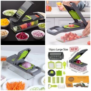 16 in 1 Vegetable Cutter Chopper & Slicer