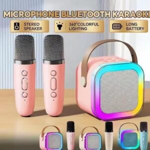 K12 Karaoke Bluetooth Speaker with 2 Microphones