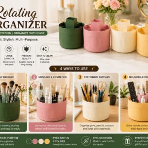 Multi-Purpose Rotating Brush Holder